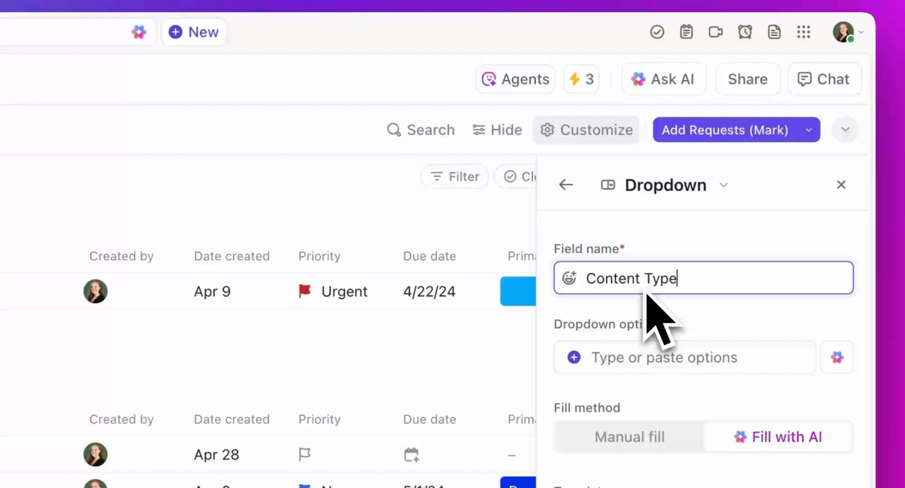 AI Fields: Monitor key milestones with AI-powered Custom Fields