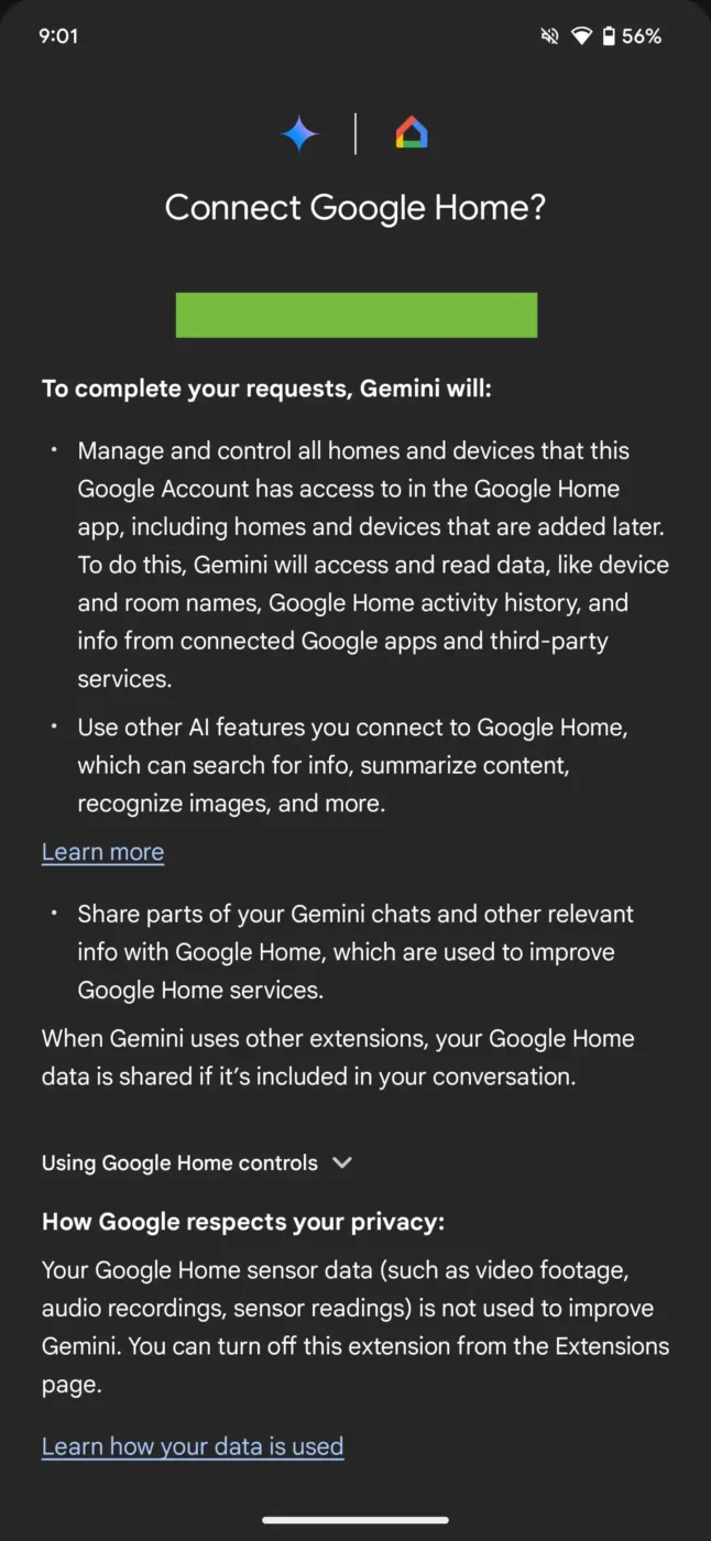Gemini on Google Home