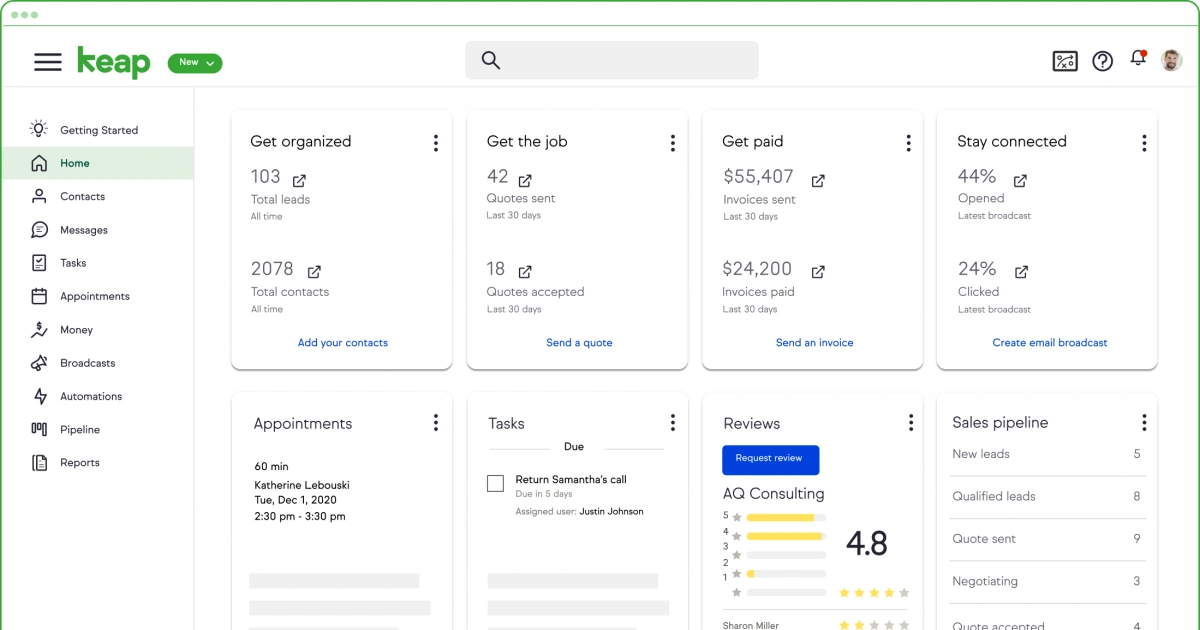 Keap: Attio Alternatives