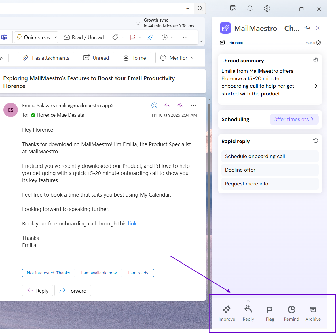 MailMaestro (Best for email and meeting productivity): writingmate ai alternatives