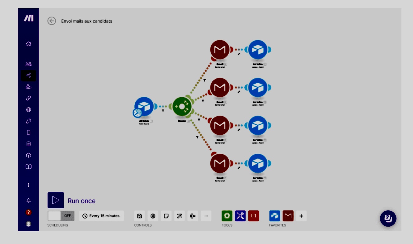 Make: Visually build no-code automations to orchestrate AI CLI sessions and automate other tools
