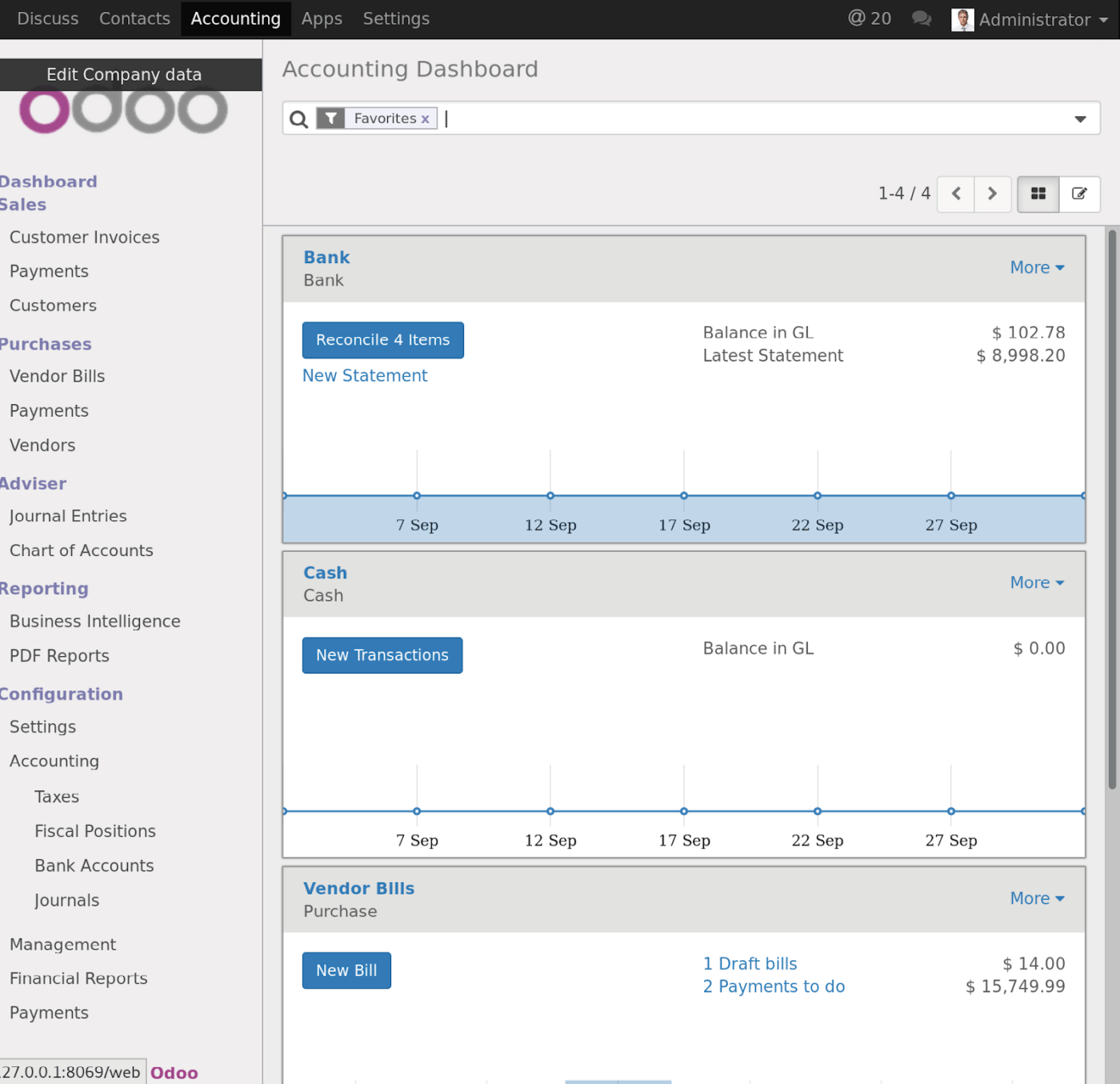 Odoo- Sage Intacct Alternatives