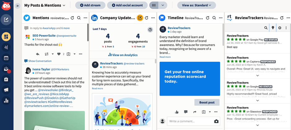 Review monitoring- Brand Reputation Management