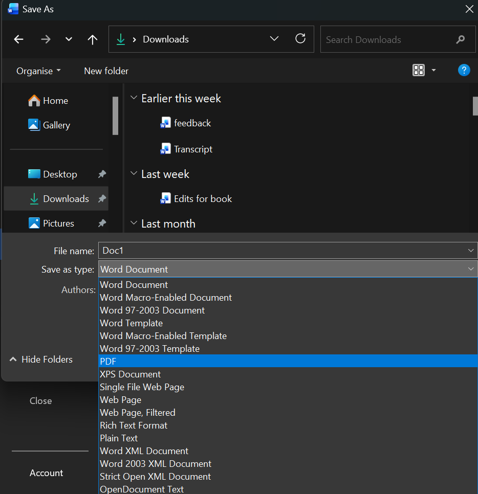 How to create a timeline in Word with the SmartArt tools design tab