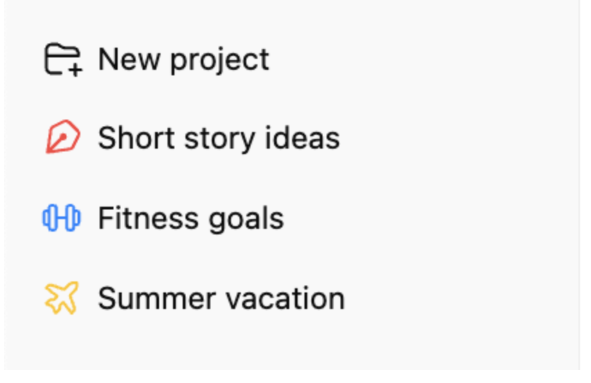ChatGPT project features how to use