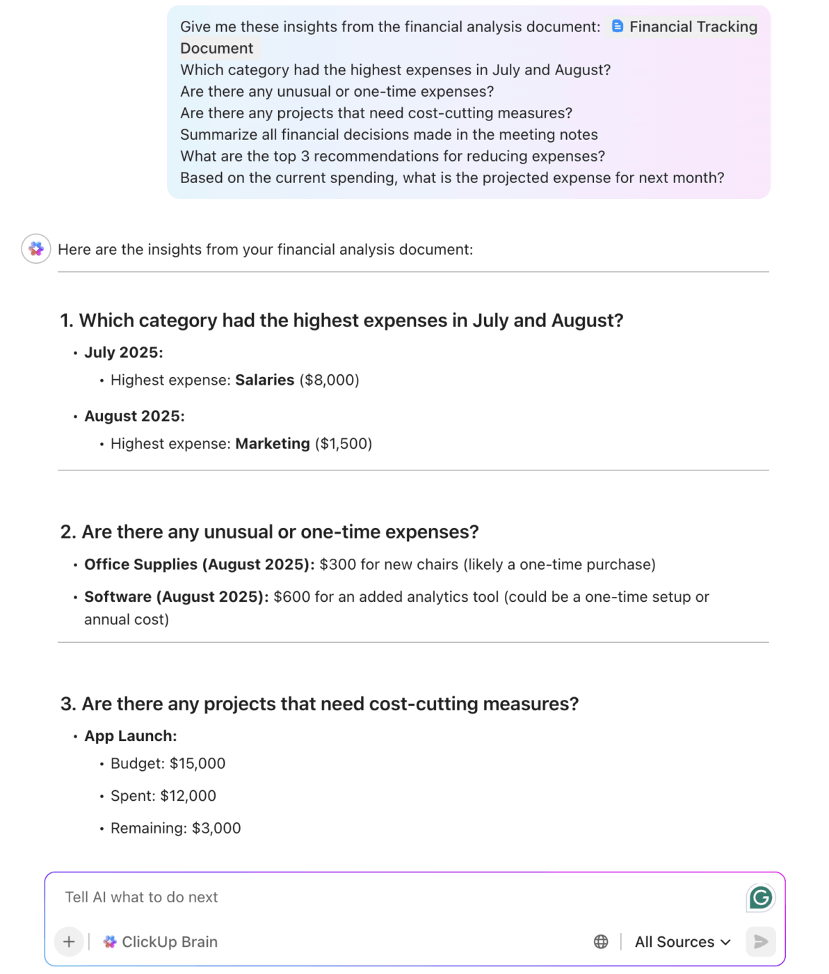 Simplify-financial-data-analysis-with-ClickUp-Brain.