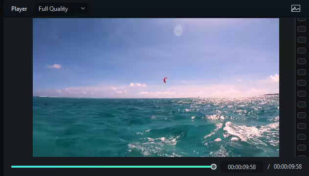 How to Speed up a Screen Recording-Step 3 Adjusting playback speed using Filmora