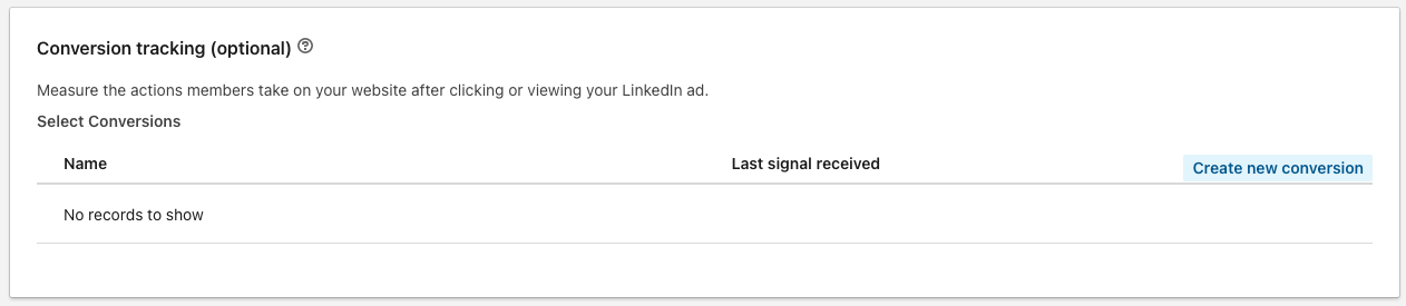 Track conversions with LinkedIn Ads