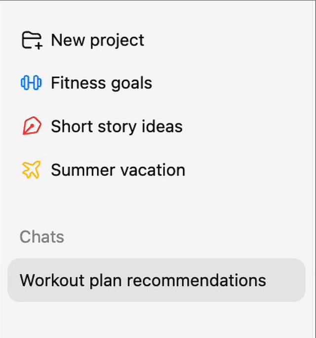 ChatGPT project features how to use
