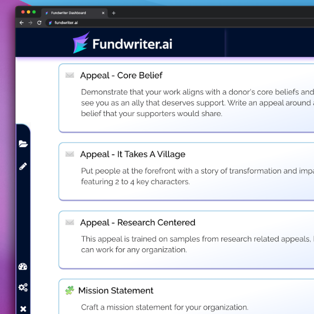Fundwriter ai_Hibe Yazımı Takımları için AI Araçları