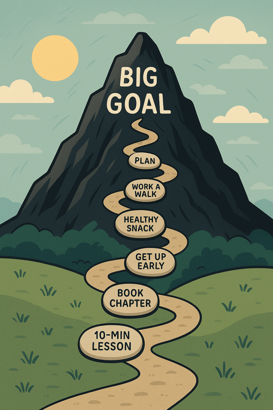 Big, ambiguous goals can trigger the brain’s threat response, leading to decision paralysis