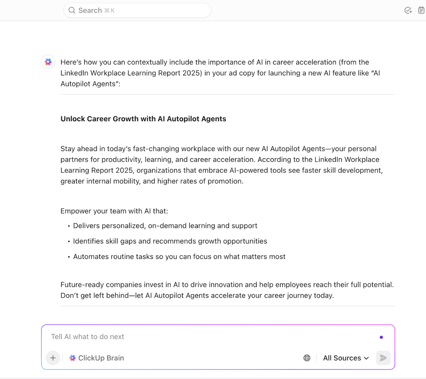ClickUp Brain : B2B vs B2C Marketing Differences