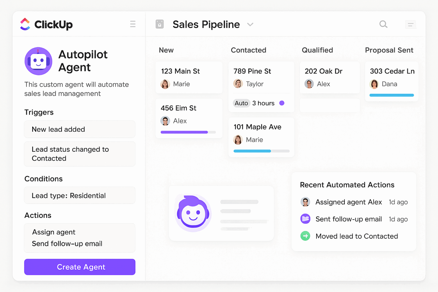 ClickUp Pre-built Autopilot Agents : Follow Up Boss alternatives