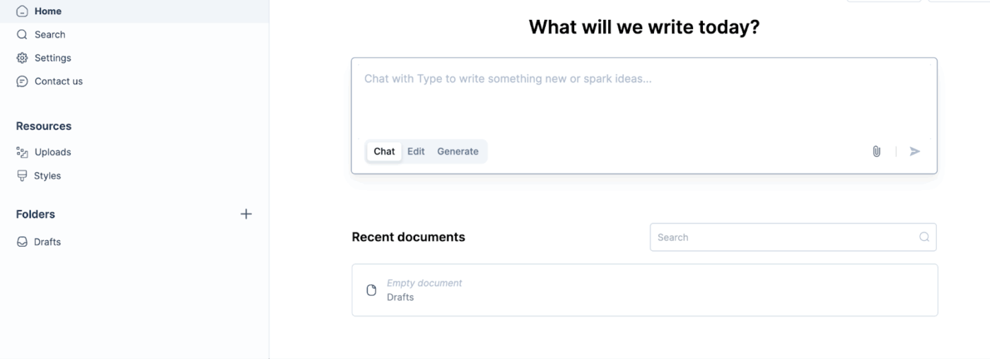 Type.ai :  Twitter thread template