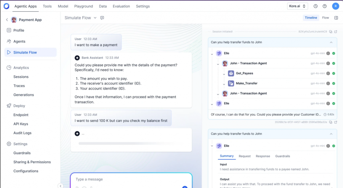 Kore.AI Dashboard: Elvex Alternatives