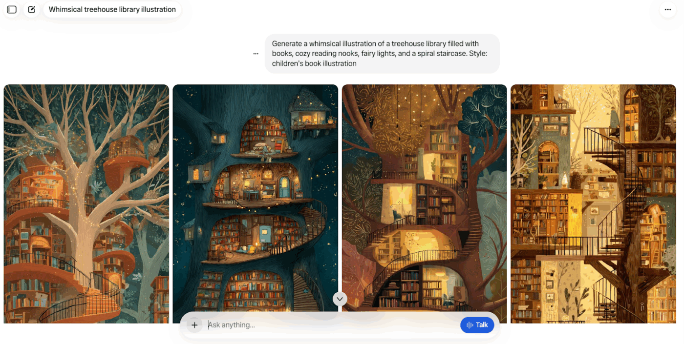 Meta AI prompts to present images with specificity