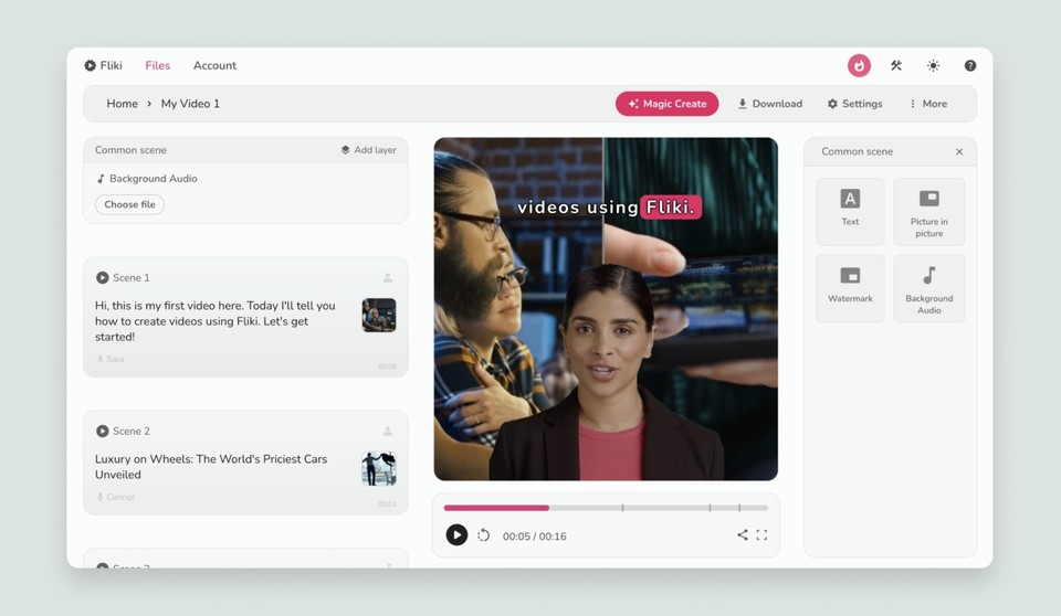 fliki dashboard_TypingMind alternatives