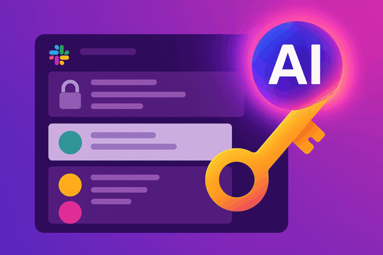 image showing an illustration of Slack agentic ai