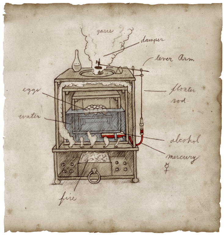 Cornelis Drebbel designed the first thermostat to maintain homeostasis and temperature regulation