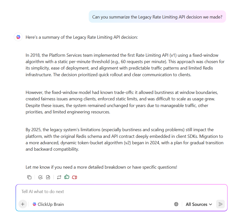 ClickUp Brain: Coding assistance during technical tasks with instant answers: Perplexity vs. Claude for Coding
