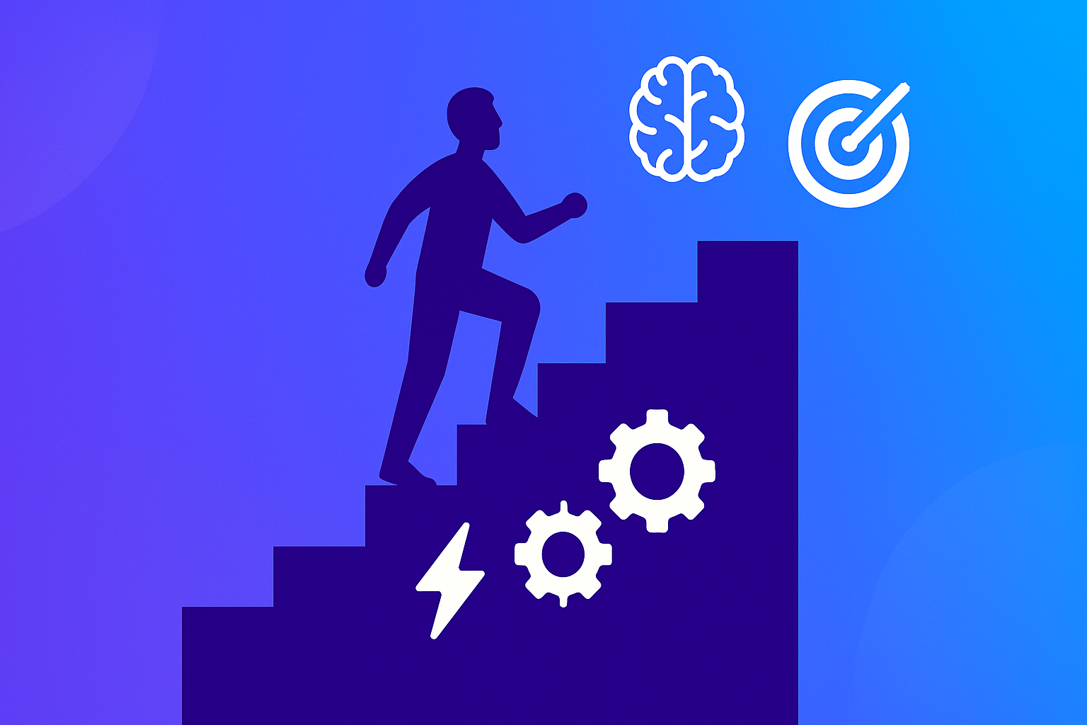 vector graphic showing an illustration will AI replace copywriters for the ClickUp blog