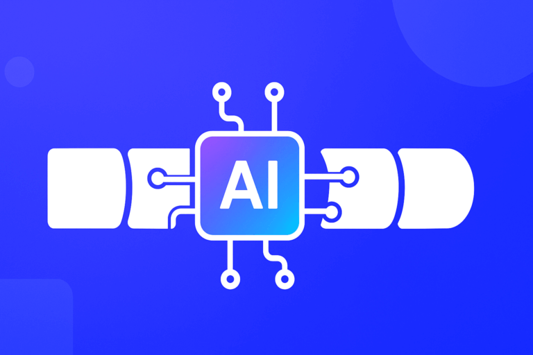 vector graphic showing an illustration of will ai replace IT jobs