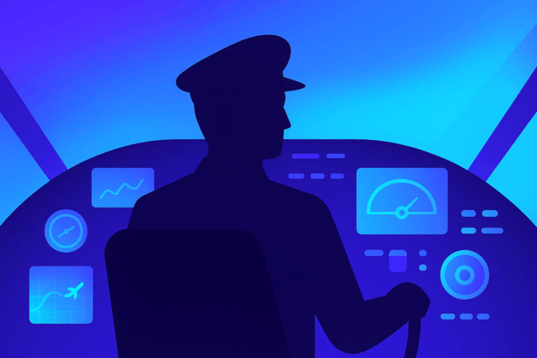 Featured image showing will ai replace pilots for the clickup blog