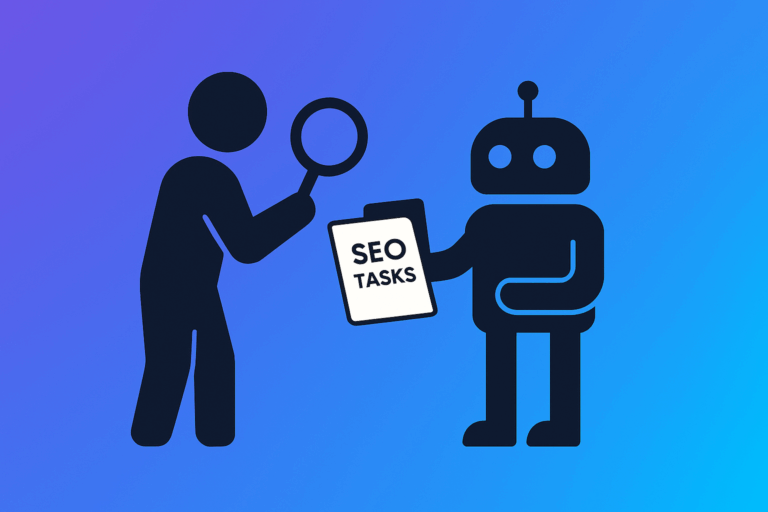 Image showing will ai replace seo featured image on clickup.com