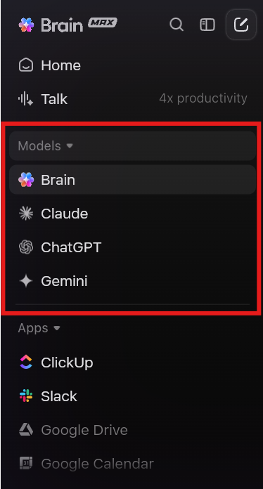 Access multiple LLMs from a unified ClickUp BrainGPT workspace: how to replace internal brainstorming sessions on Zoom with ClickUp SyncUp