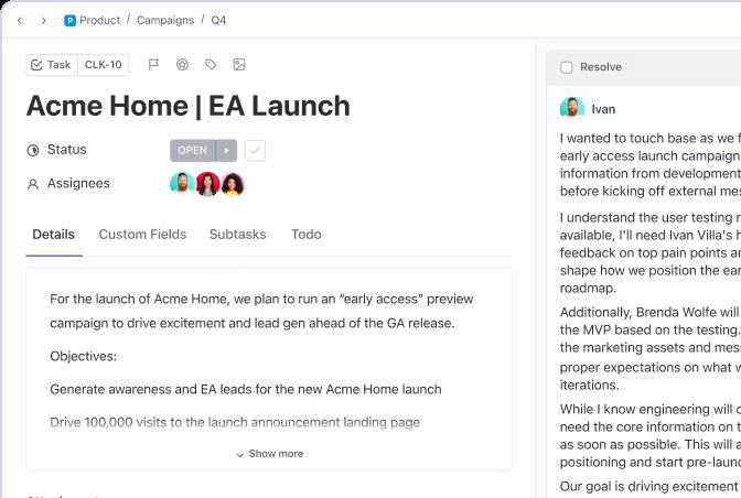 Automate, Prioritize Work with ClickUp Tasks- How to Improve Your Product's UI and UX