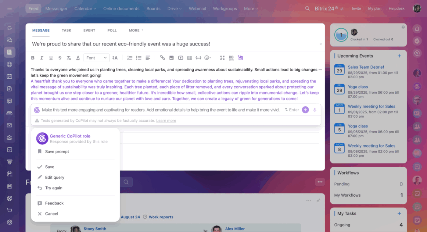 Bitrix24: Google Workspace Studio alternatives for streamlined workflows and cross-platform compatibility