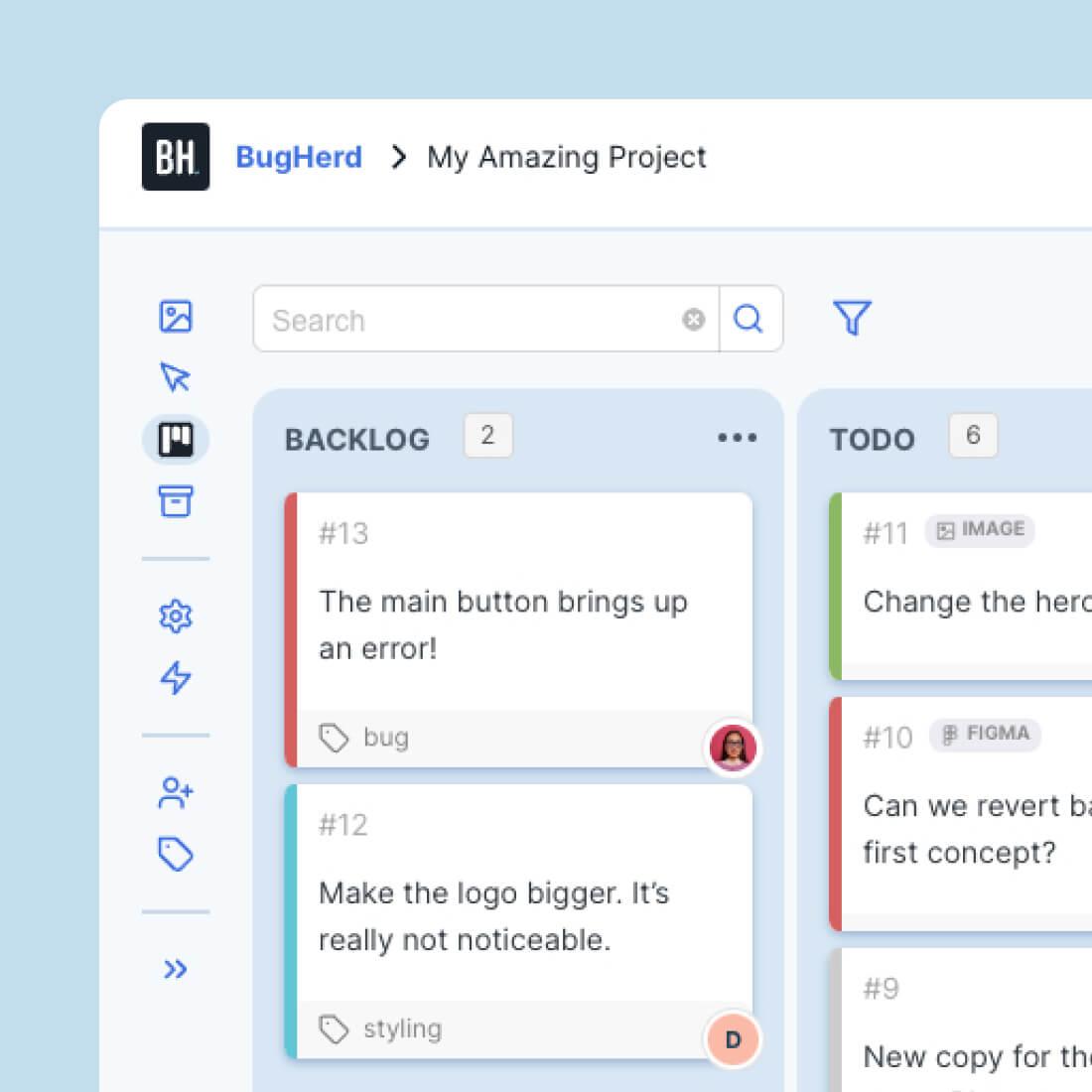 BugHerd- zoho bugtracker alternatives
