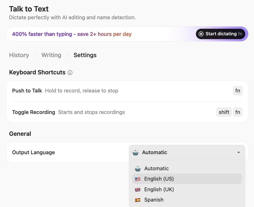 Capture notes and observations hands-free with ClickUp Brain MAX’s Talk to Text