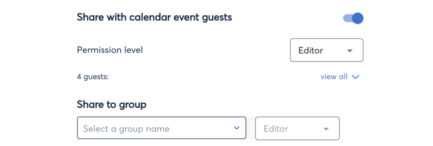 Click on the meeting card and adjust sharing settings- How to Use Otter AI with Zoom