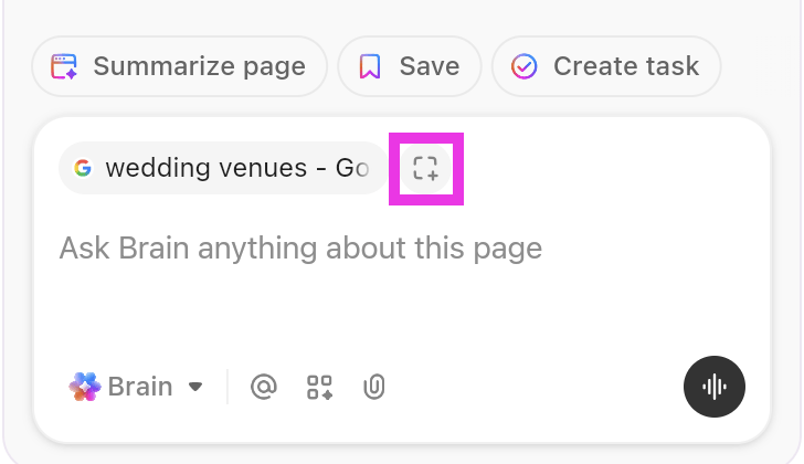 ClickUp Brain MAX: Voice search optimization with smart AI