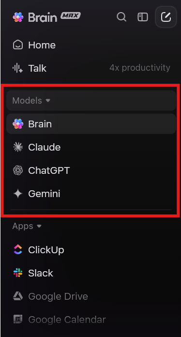 ClickUp BrainGPT’s Talk to Text- how clickup uses workload views