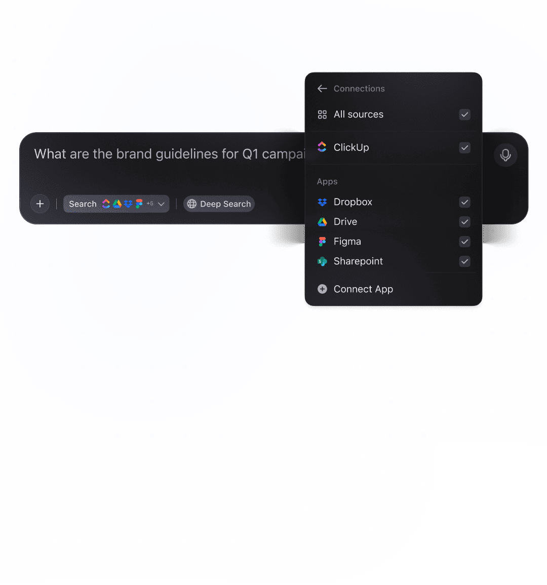 ClickUp Enterprise Search: Find papers that interest you from your connected apps