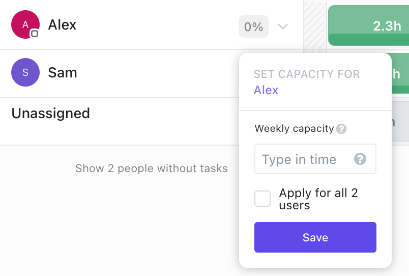ClickUp View- how clickup uses workload views
