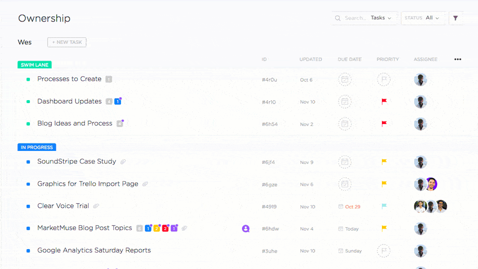 Generate Task summaries, progress updates and action items with ClickUp Tasks