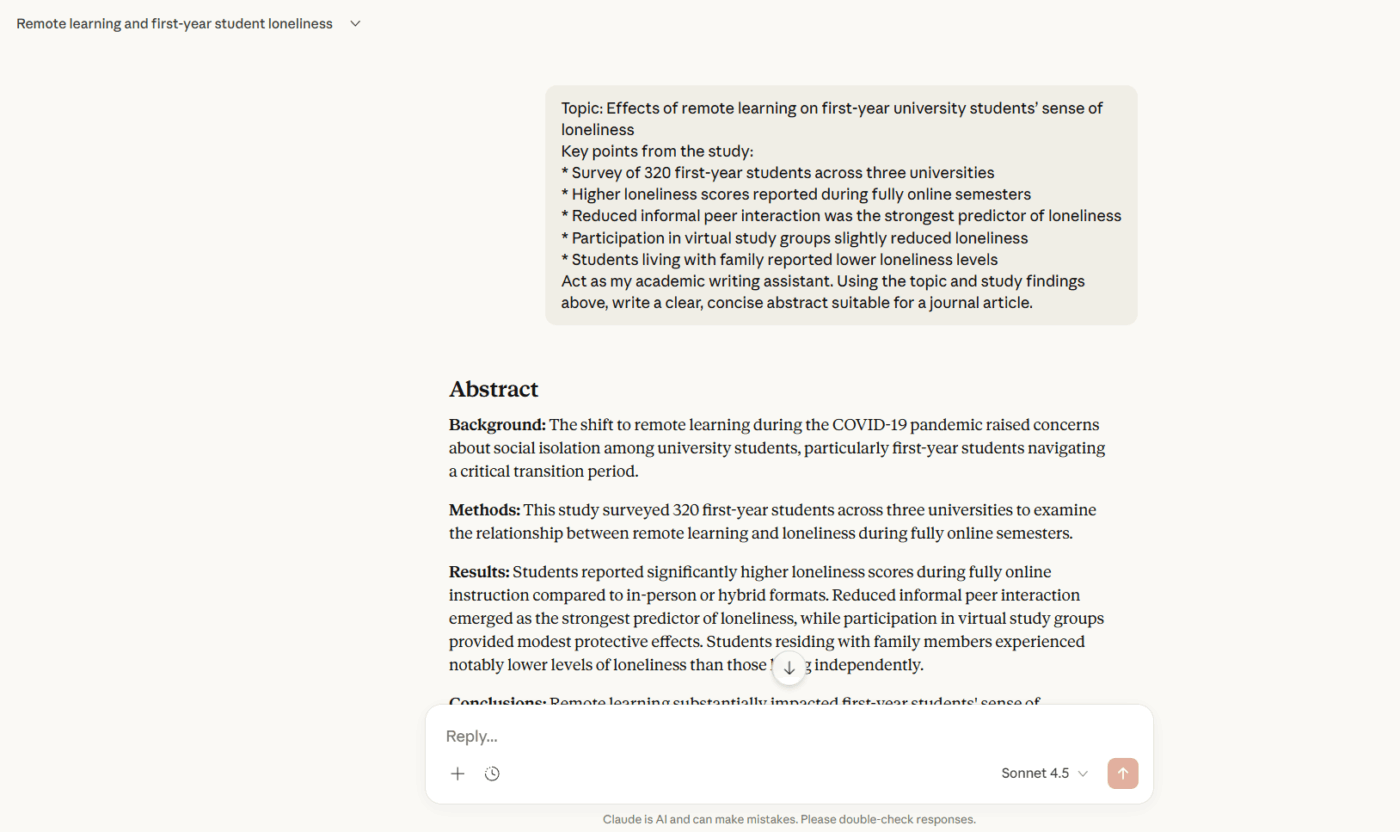 How to use Claude for academic research: Easy reading of lengthy papers