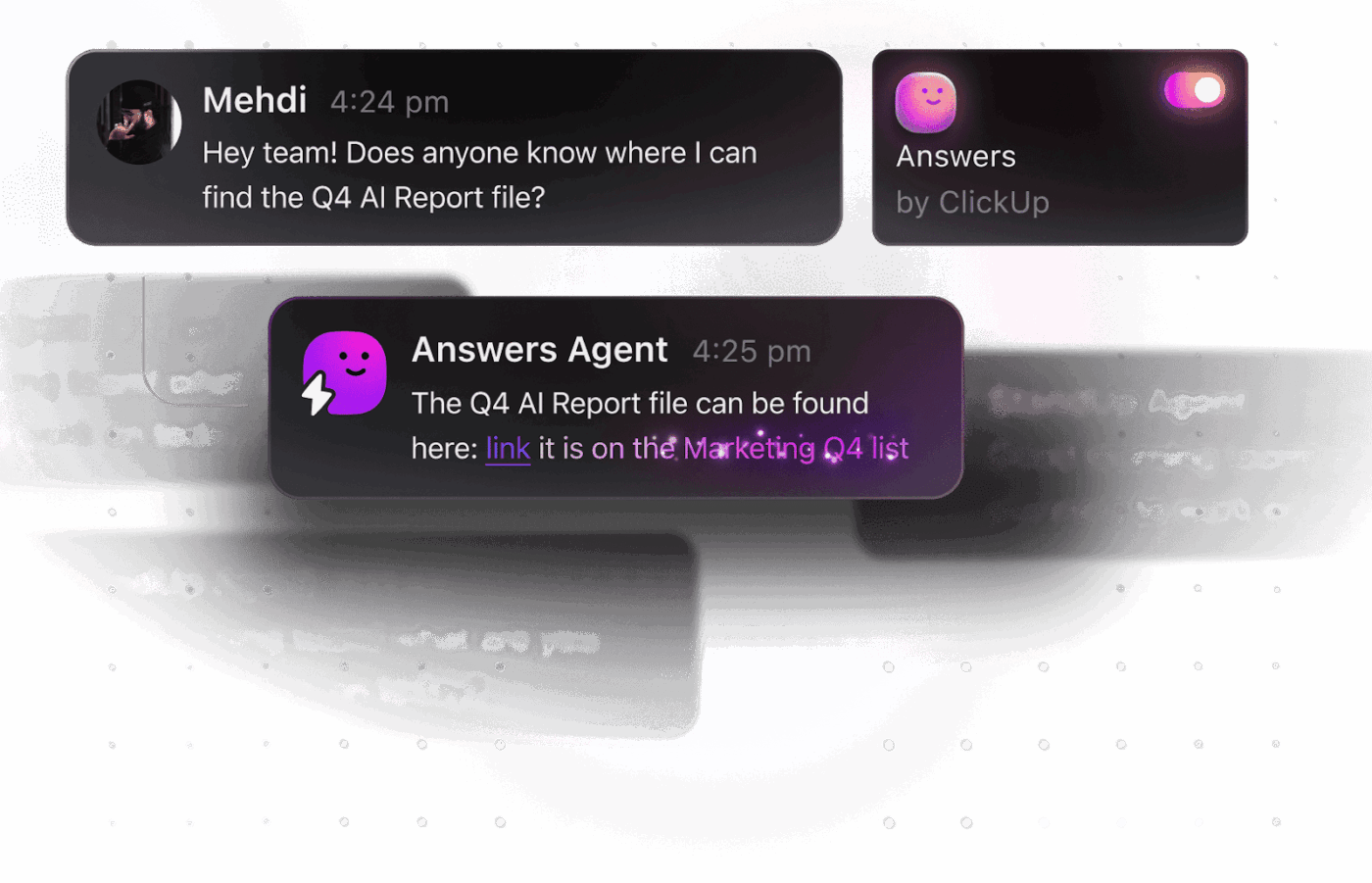 Get instant answers to queries with ClickUp AI Agents- How to Improve Your Product's UI and UX