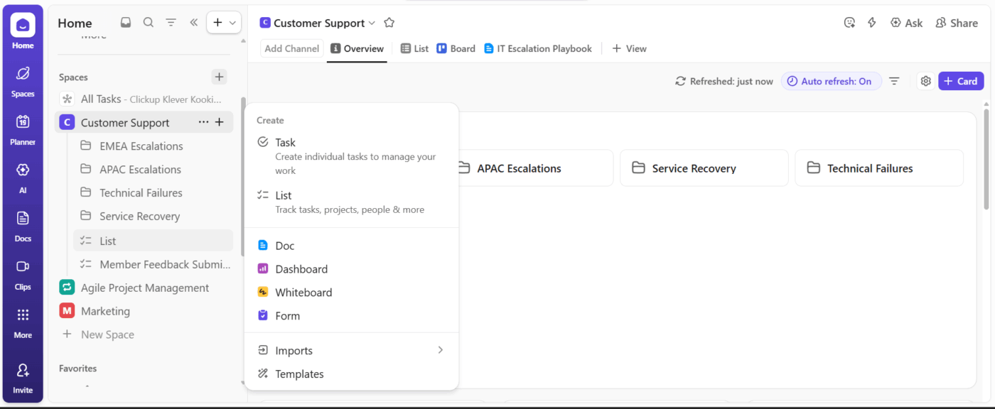 How to Use ClickUp For Event Management: Keep your projects structured with different Lists