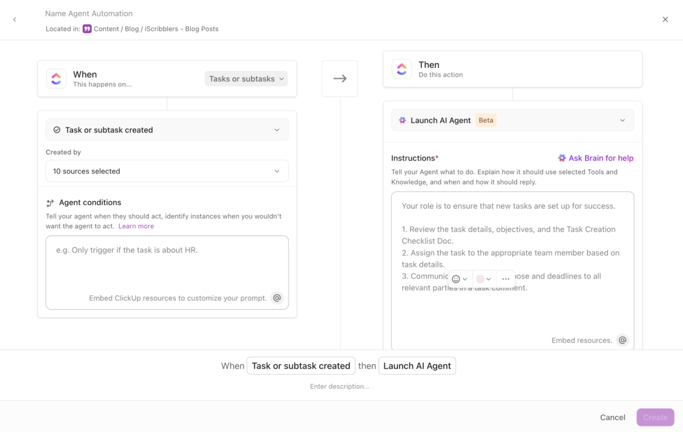 ClickUp Agents: Optimize sales operations for sustainable growth