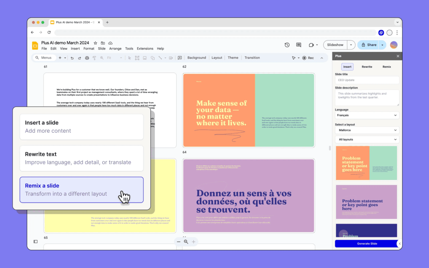 Plus AI- gamma ai alternative