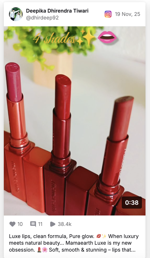 influencer marketing Mamaearth