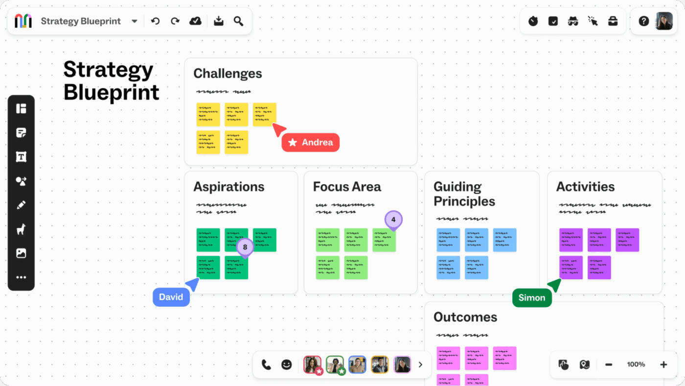 Mural’s Smart Planner managing tasks visually