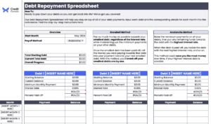 Free Debt Payoff Tracker Templates to Manage & Eliminate Debt