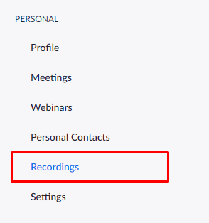 Step 4 Download Zoom recordings and Sign In