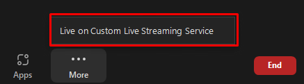 To restart, click More and select Live on Custom Live Streaming Service- How to Use Otter AI with Zoom
