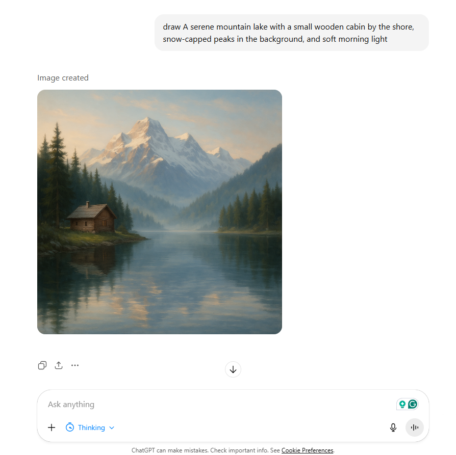 What are text-to-image prompts via Chatgpt